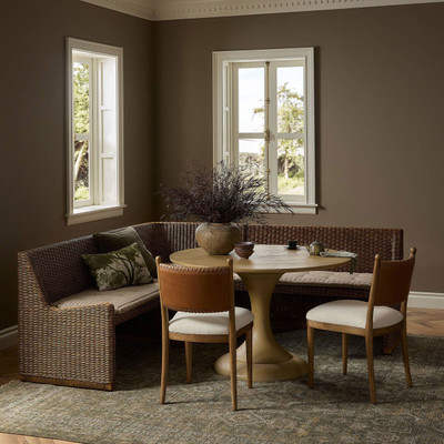 Amber Lewis x Four Hands Senna Dining Banquette L Shape 106" - Right - Rodin Sand