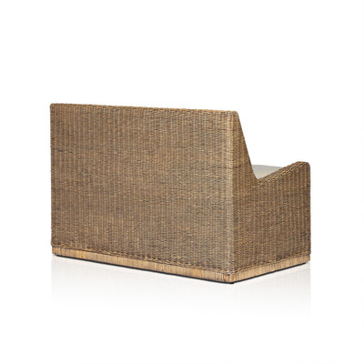 Amber Lewis x Four Hands Senna LAF Woven Dining Bench 49" - Broadway Dune