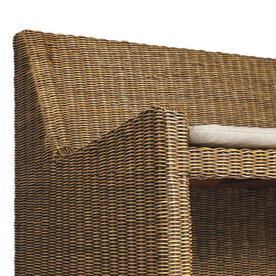 Amber Lewis x Four Hands Senna LAF Woven Dining Bench 49" - Broadway Dune