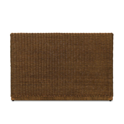 Amber Lewis x Four Hands Senna LAF Woven Dining Bench 72" - Rodin Sand