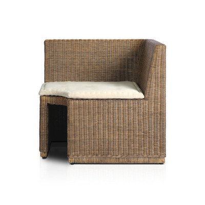 Amber Lewis x Four Hands Senna Woven Corner PC - Broadway Dune