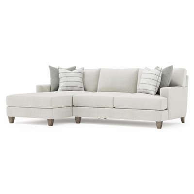 Bernhardt Mila 2-Piece Left Facing Fabric Sectional
