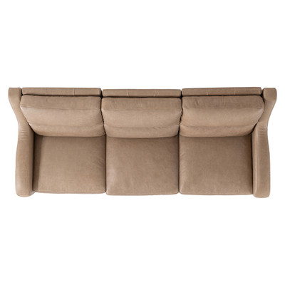 Bernhardt Ventura Leather Power Motion Sofa