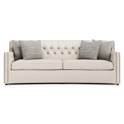 Bernhardt Candace Fabric Sofa - Beige - 96"