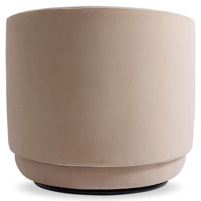 Bernhardt Crosby Fabric Swivel Chair - Beige