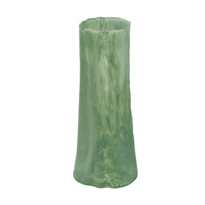 Jamie Young Sequoia Green Glass Decorative Vase - Small