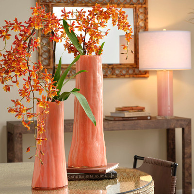 Jamie Young Sequoia Poppy Glass Decorative Vase - Large