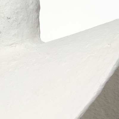 Jamie Young Slope Paper Mache 3-Light Chandelier - Matte White