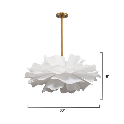 Jamie Young Zinnia 4-Light Acrylic Chandelier - Large