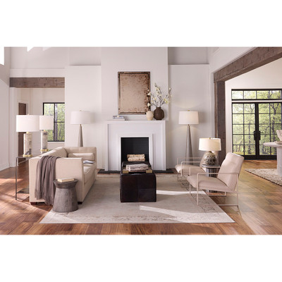Jamie Young Alps Steel Floor Lamp - Warm Grey
