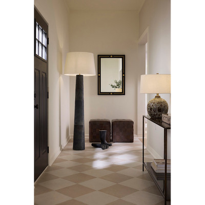 Jamie Young Robertson Hide Floor Lamp - Slate