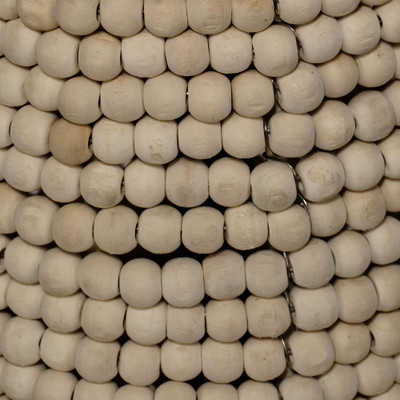 Jamie Young Rowan 1-Light Wood Beaded Floor Lamp - Natural