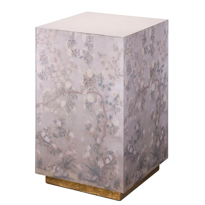 Jamie Young Garland Floral Accent Side Table - Lavender