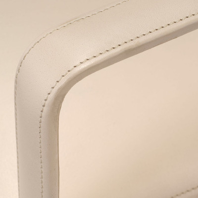 Jamie Young Hemingway Leather Accent Chair - Cream