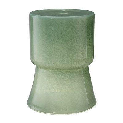 Jamie Young Huntington Garden Glass Stool - Green