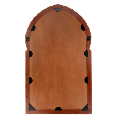 Jamie Young Bardot 60" Wood & Buffalo Bone Arch Wall Mirror
