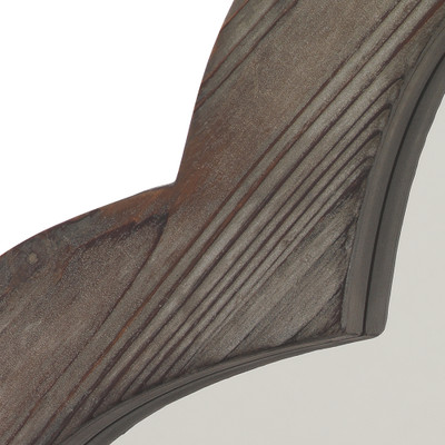 Jamie Young Clover Wood Wall Mirror - Grey Wash