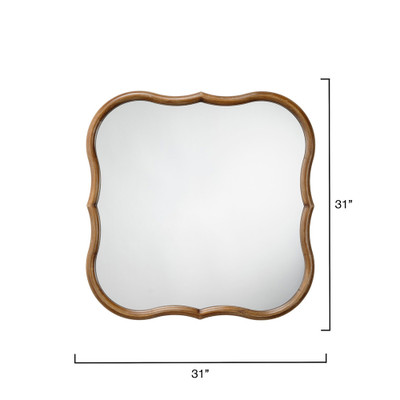 Jamie Young Daisy Wood Wall Mirror