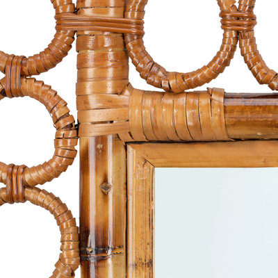 Jamie Young Marche Mirror in Natural Bamboo