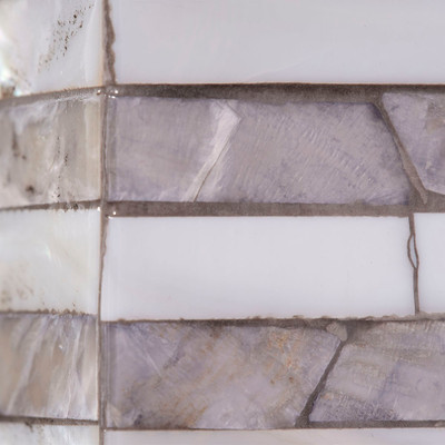 Jamie Young Marmont Mother of Pearl Rectangle Wall Mirror