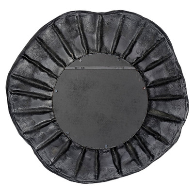 Jamie Young Millstone Resin Round Wall Mirror