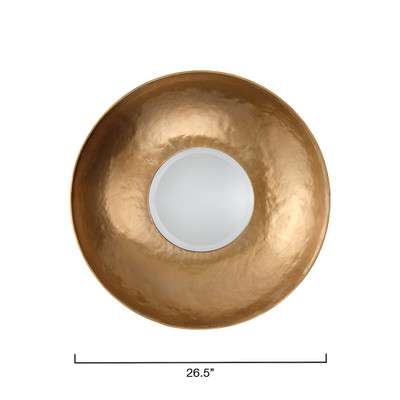 Jamie Young Theia Iron Round Wall Mirror