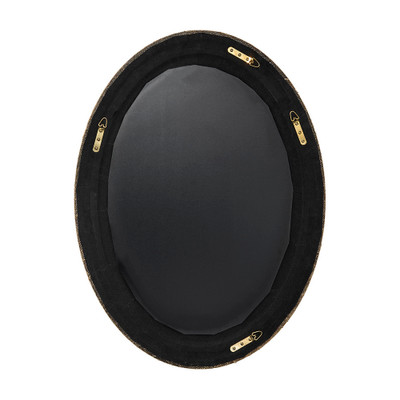 Jamie Young Valley Raffia Oval Wall Mirror - Natural