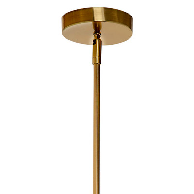 Jamie Young Congruent 1-Light Iron and Cotton Pendant
