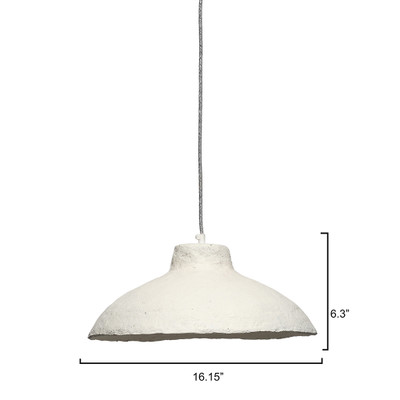 Jamie Young Parchment 1-Light Paper Mache Pendant