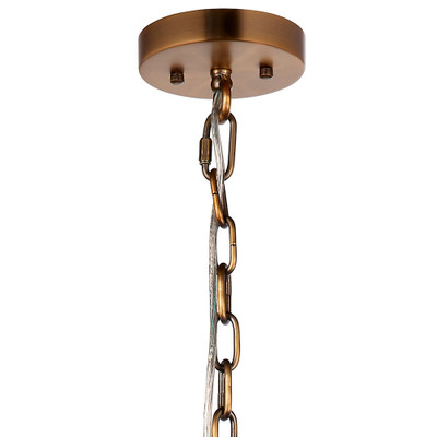 Jamie Young Scalloped 1-Light Pendant - Boucle Linen
