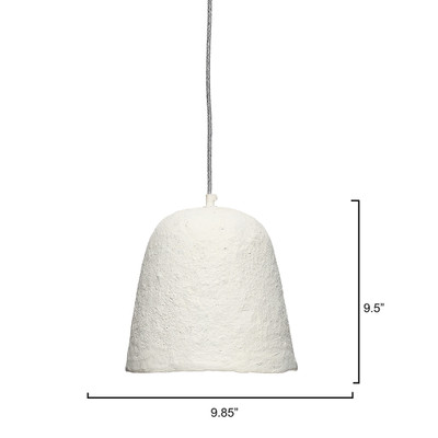 Jamie Young Tablet 1-Light Paper Mache Pendant