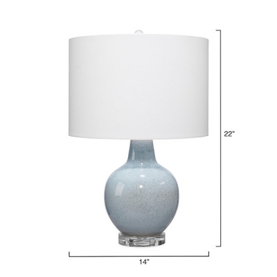 Jamie Young Aubrey Ceramic Table Lamp - Blue
