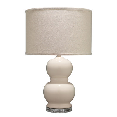 Jamie Young Bubble Ceramic Table Lamp - Cream