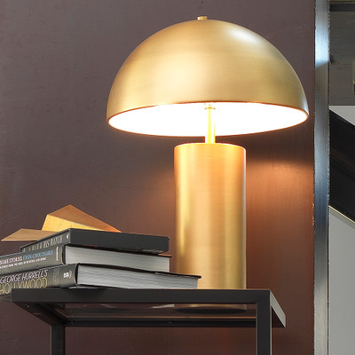 Jamie Young Felix Iron Table Lamp - Antique Brass