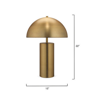 Jamie Young Felix Iron Table Lamp - Antique Brass