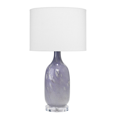 Jamie Young Maya Glass Table Lamp - Lavender