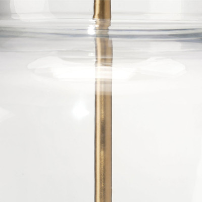 Jamie Young Poised Glass Table Lamp - Clear