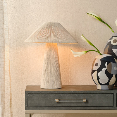 Jamie Young Tension Jute Table Lamp - Off-White