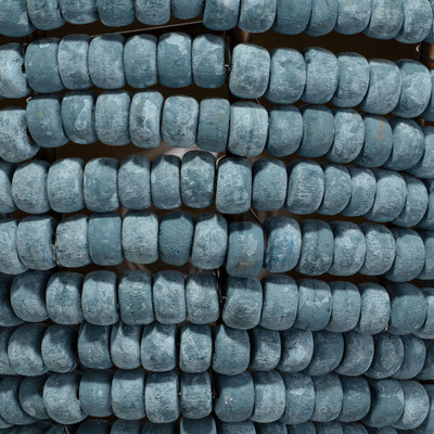 Jamie Young Anguilla1-Light Wood Beaded Wall Sconce - Blue