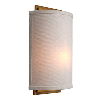 Jamie Young Riley Linen 1-Light Wall Sconce