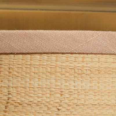 Jamie Young Riley Raffia 1-Light Wall Sconce