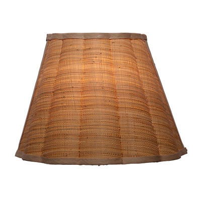 Jamie Young Scalloped 1-Light Wall Sconce - Raffia
