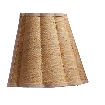 Jamie Young Scalloped 1-Light Wall Sconce - Raffia