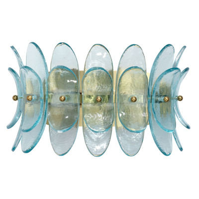 Jamie Young Coronet 1-Light Wall Sconce - Blue