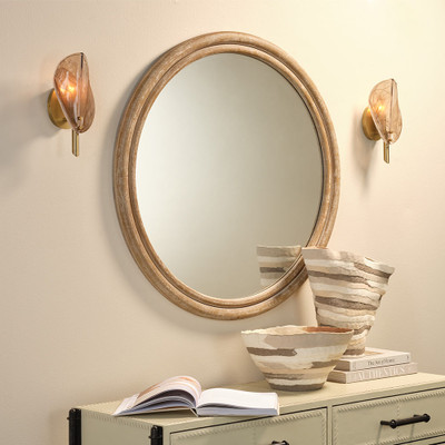 Jamie Young Magnolia 1-Light Wall Sconce - Taupe