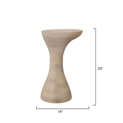 Jamie Young Toadstool Wood Drink Table - Off-White