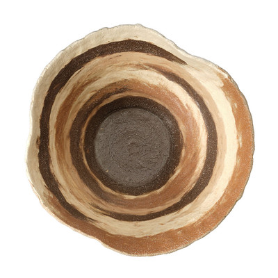 Jamie Young Textile Porcelain Bowl - Brown