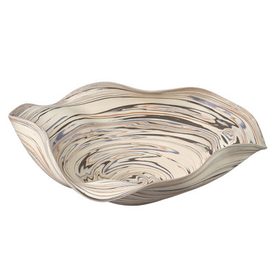 Jamie Young Billowed Porcelain Bowl - Off-White