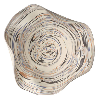 Jamie Young Billowed Porcelain Bowl - Off-White