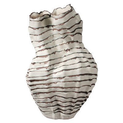 Jamie Young Contortion Ceramic Vase - Brown